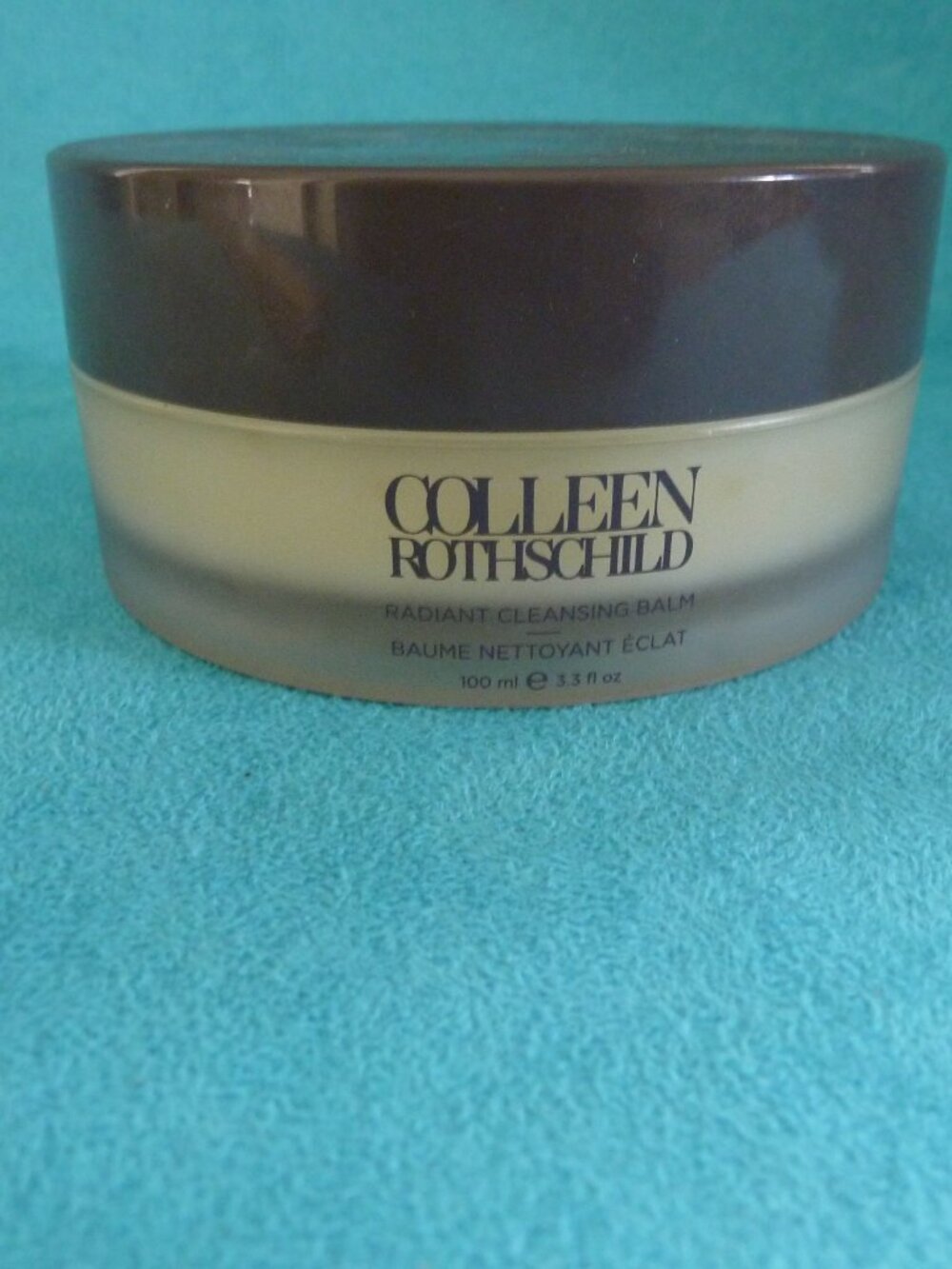 Colleen Rothschild Beauty Radiant Cleansing Balm 3.3 Oz / 100 ml jar -retail $65